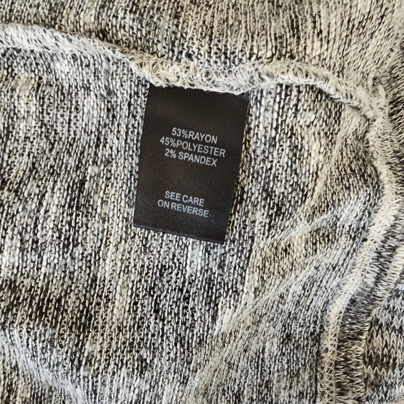 Torrid 4X Rayon Blend Stretchy Open Front Cardigan Grey - Picture 4 of 9